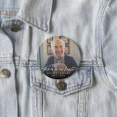 Forever In Our Hearts - Fotoscript Ronde Button 7,6 Cm (In situ)