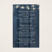 Forever In our Hearts Funeral Memorial Prayer Card (Dos)