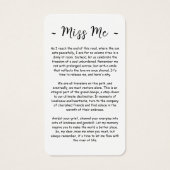 Forever in Our Hearts Funeral Photo Prayer Card (Dos)