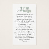 Forever in Our Hearts Photo Funeral Prayer Card (Dos)