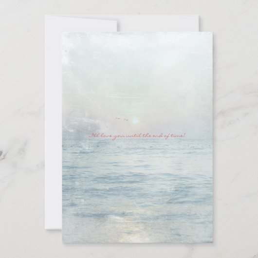 FOREVER - Invitation Mariage de style d'affiche de (Dos)