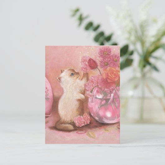 Forever Kitten Briefkaart (Staand voorkant)