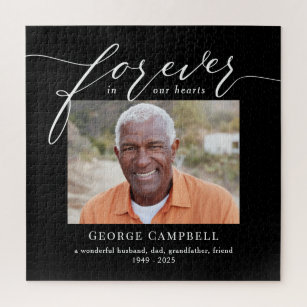Forever Loever Editable Color Custom Photo Puzzle