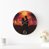 Forever Love#2 Horloge murale (Maison)