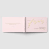 Forever Love Bewerkbare Kleur Folie Guestbook Gastenboek (Volledig)