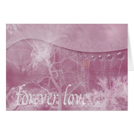 Forever Love Card (Voorkant Horizontaal)