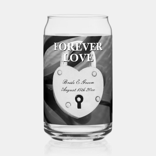 Forever love coeur cadenas imprimer mariage peut v (Recto)