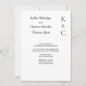 Forever Love Faire-part de mariage (Devant)