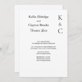 Forever Love Faire-part de mariage (Devant / Derrière)