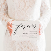 Forever Love Faire-part de mariage DE COULEUR ÉDIT