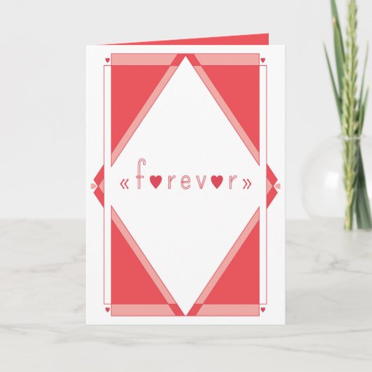 Forever Love Feestdagen Kaart (Voorkant)