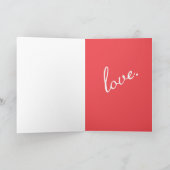 Forever Love Feestdagen Kaart (Binnen)