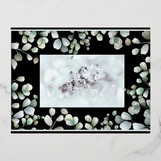 Forever Love Foil Carte postale (Recto)