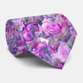 Forever Love Gothic Roos Lavender Paars Stropdas (Opgerold)