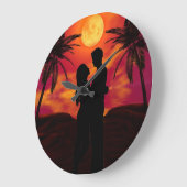 Forever Love Horloge murale (Angle)