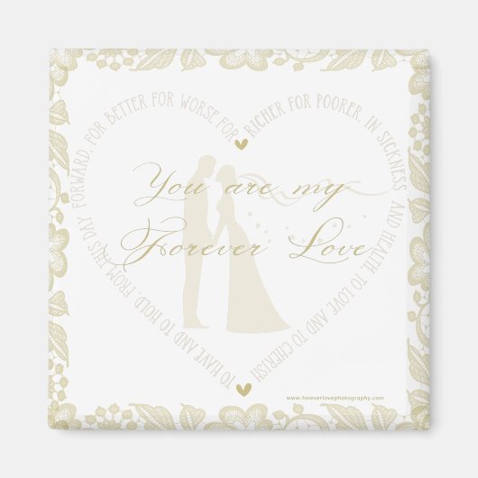 Forever Love Magnet Magneet (Voorkant)