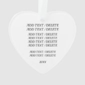 Forever Love Ornament (achterkant)