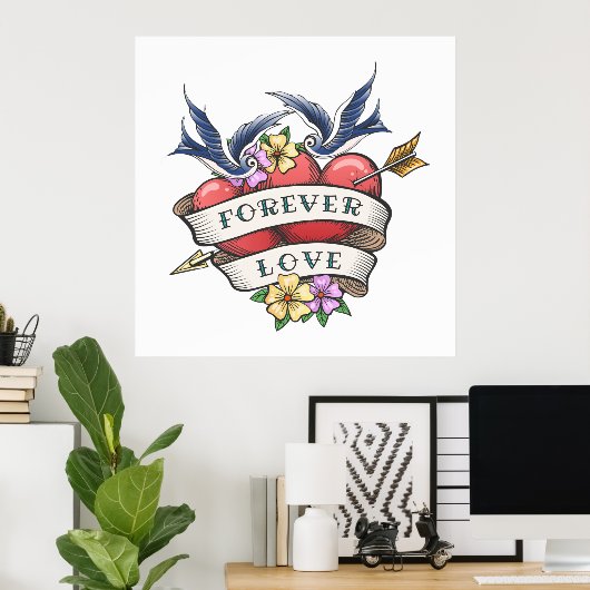 Forever Love Poster (Bureau à domicile)