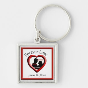 Forever Love Red Heart Premium Sleutelhanger