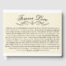 Forever Love Wedding Gastboek Gastenboek