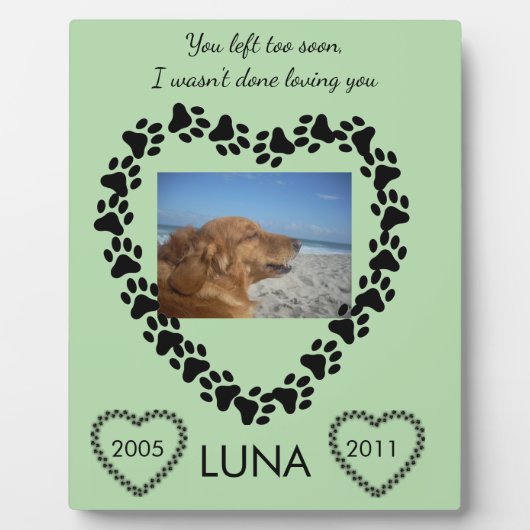 Forever Loved Lymphoma Awareness Tribute Fotoplaat (Voorkant)