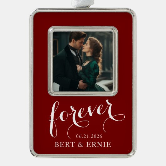 Forever Memory Vertical Framed Ornament (Voorkant)
