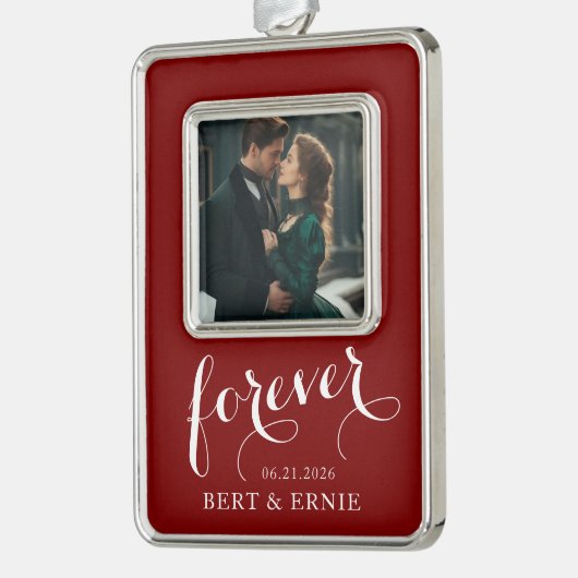 Forever Memory Vertical Framed Ornament (Links)