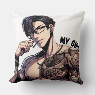 Forever Mine - Anime chaud Coussin homme tatoué