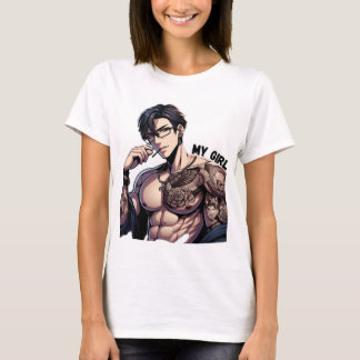 Forever Mine - Hot Anime Getatoeëerd Man Vrouwen T T-shirt