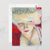 Forever Mine Princess Heart Locket Briefkaart (Voorkant / Achterkant)