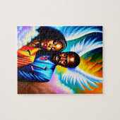 Forever My Angel Black Christian Art Puzzle (Horizontal)