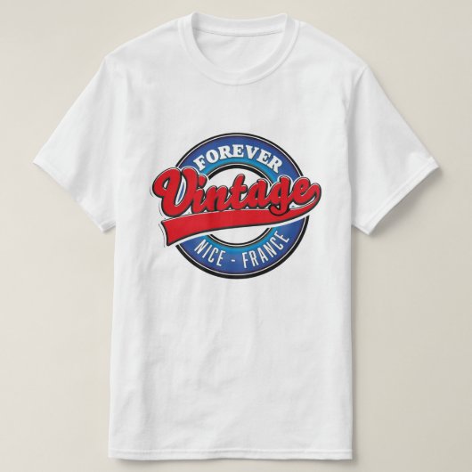 Forever Nice, Frankrijk  logo T-shirt (Design voorkant)