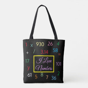 Forever Numbers: Zwart Draagtas