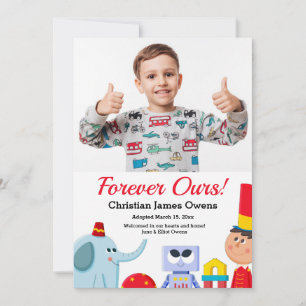 Forever onze Aankondiging van de Foto van de Aanne