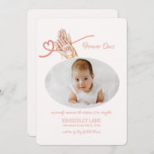 Forever onze aankondiging van de Fotoadoptie (Voorkant / Achterkant)