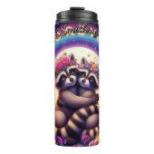 Forever Raccoons Thermosbeker (Voorkant)