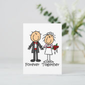 Forever Samen T-shirts en cadeaus Briefkaart (Staand voorkant)