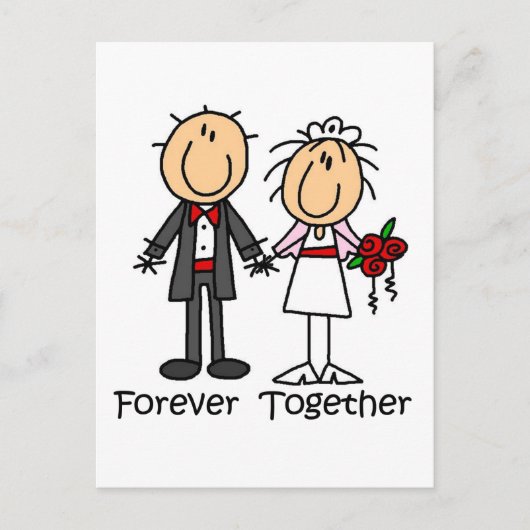 Forever Samen T-shirts en cadeaus Briefkaart (Voorkant)