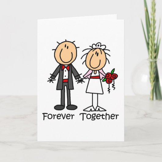 Forever Samen T-shirts en cadeaus Kaart (Voorkant)