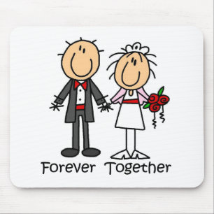 Forever Samen T-shirts en cadeaus Muismat