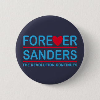Forever Sanders blijft de revolutie doorgaan Ronde Button 5,7 Cm
