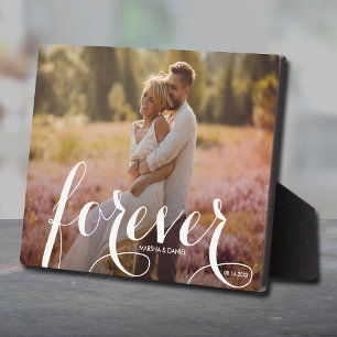 FOREVER Script Easel Achterkant Foto zonder lijst Fotoplaat