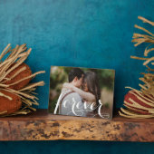 FOREVER Script Easel Back Photo Frameless Fotoplaat (Zijkant)