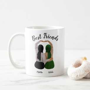 Forever Sisters Gepersonaliseerde Hijabi Gift Koffiemok