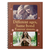 Forever Sisters – Op maat gemaakte fotokladblokcad