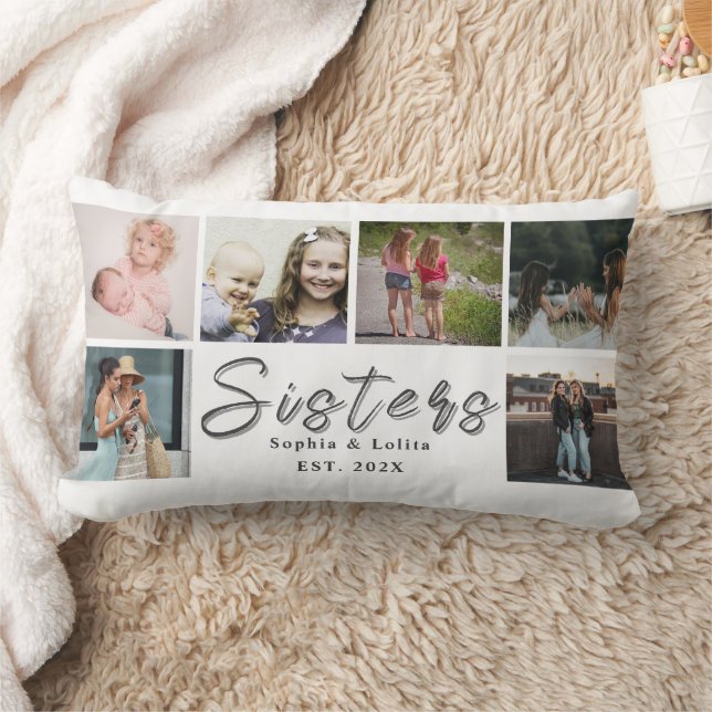 Forever Sisters – Personalized Photo Pillow Kussen (Deken)