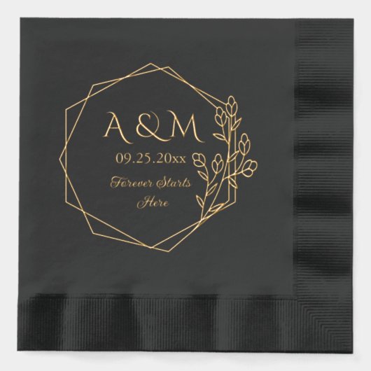 Forever Starts Here Monogram Mariage (Recto)