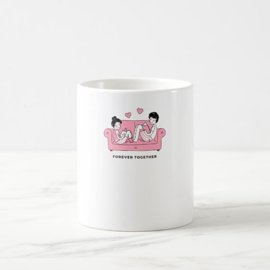 Forever Together Mug - Romantic Couple Cadeau & Am (Centre)