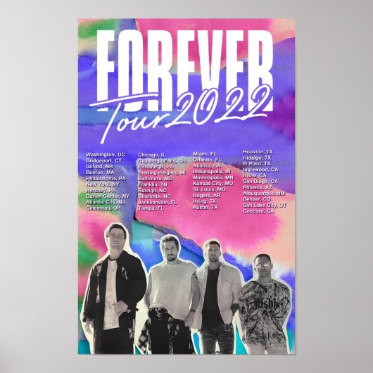 Forever Tour 2022 (optie 1) Poster (Voorkant)