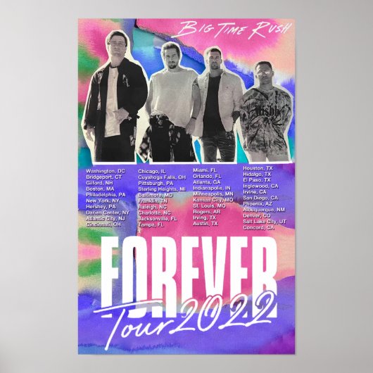 Forever Tour 2022 (optie 2) Poster (Voorkant)